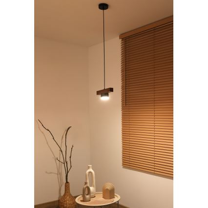 Duolla - Lustra uz kabeļa IRONLINE 1xGX53/3W/230V priede/ozols/melns