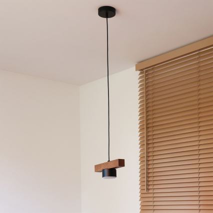Duolla - Lustra uz kabeļa IRONLINE 1xGX53/3W/230V priede/ozols/melns