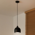 Duolla - Pakaramā lampa IRONLINE 1xE27/15W/230V Ø 17 cm melna