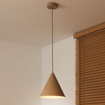 Duolla - Pakaramā lampa uz stieples IRONLINE 1xG9/3W/230V Ø 25 cm bēša
