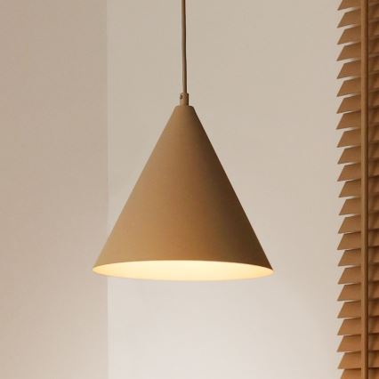 Duolla - Pakaramā lampa uz stieples IRONLINE 1xG9/3W/230V Ø 25 cm bēša