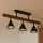 Duolla - Piestiprināma griestu lampa IRONLINE 3xG9/3W/230V priede/ozols/melns