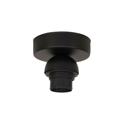 Duolla - Sienas lampa TOKYO RATTAN 1xE27/15W/230V d. 50 cm sudraba/melna