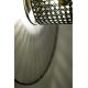 Duolla - Sienas lampa TOKYO RATTAN 1xE27/15W/230V sudraba/melna