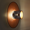 Duolla - Sienas lampa TOKYO SHINY 1xE27/15W/230V d. 50 cm varš/melna