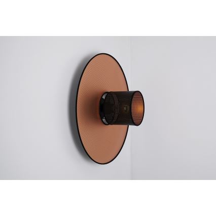 Duolla - Sienas lampa TOKYO SHINY 1xE27/15W/230V d. 50 cm varš/melna