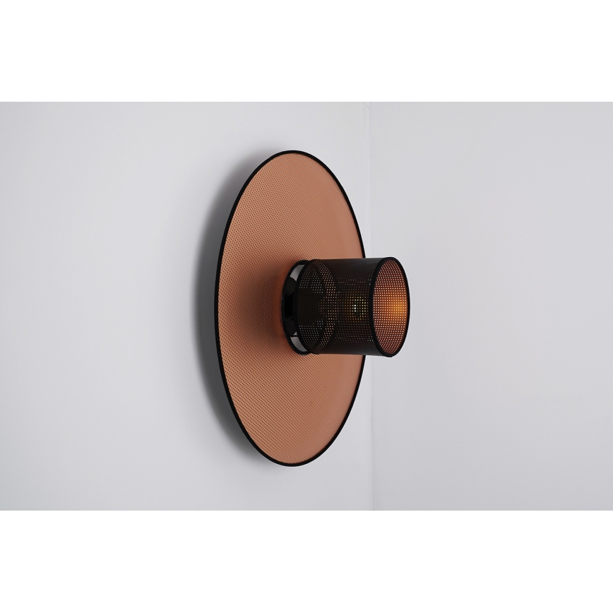 Duolla - Sienas lampa TOKYO SHINY 1xE27/15W/230V d. 50 cm varš/melna