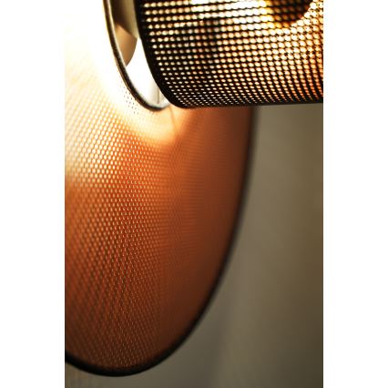 Duolla - Sienas lampa TOKYO SHINY 1xE27/15W/230V d. 50 cm varš/melna