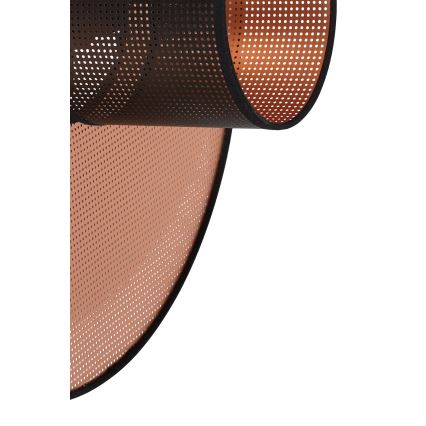 Duolla - Sienas lampa TOKYO SHINY 1xE27/15W/230V d. 50 cm varš/melna