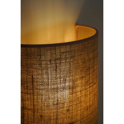 Duolla - Sienas lampa YUTE 1xE27/15W/230V d. 20 cm brūna