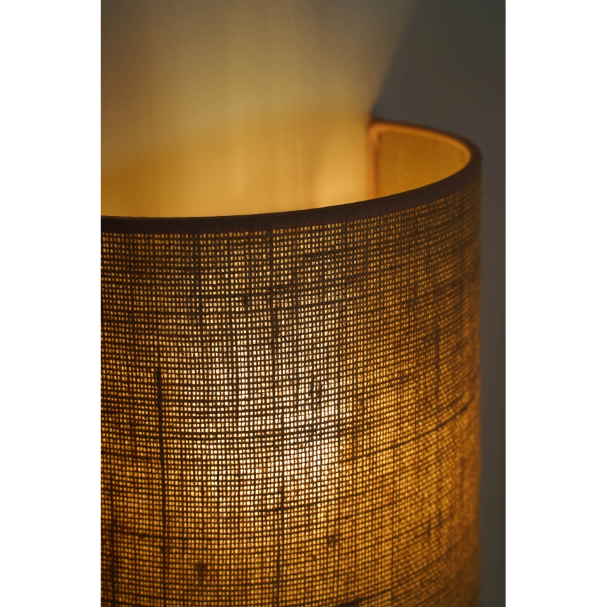 Duolla - Sienas lampa YUTE 1xE27/15W/230V d. 20 cm brūna