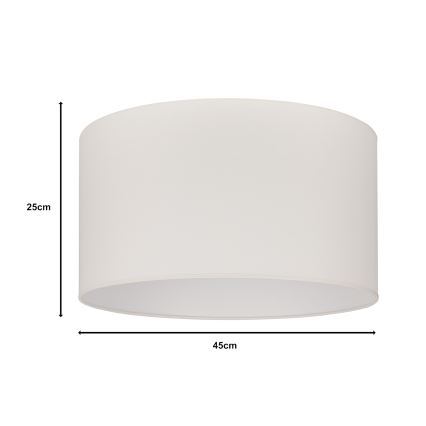 Duolla - Universāls abažūrs ROLLER E27 d. 45 cm krēmkrāsa