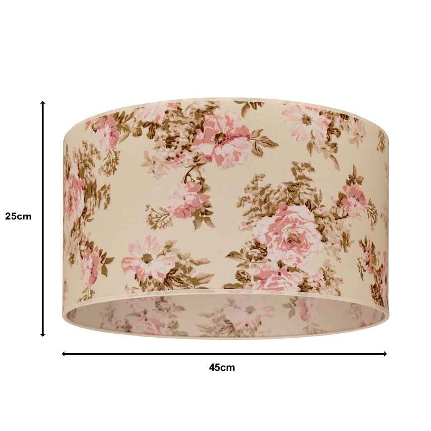 Duolla - Universāls abažūrs ROLLER E27 d. 45 cm roze