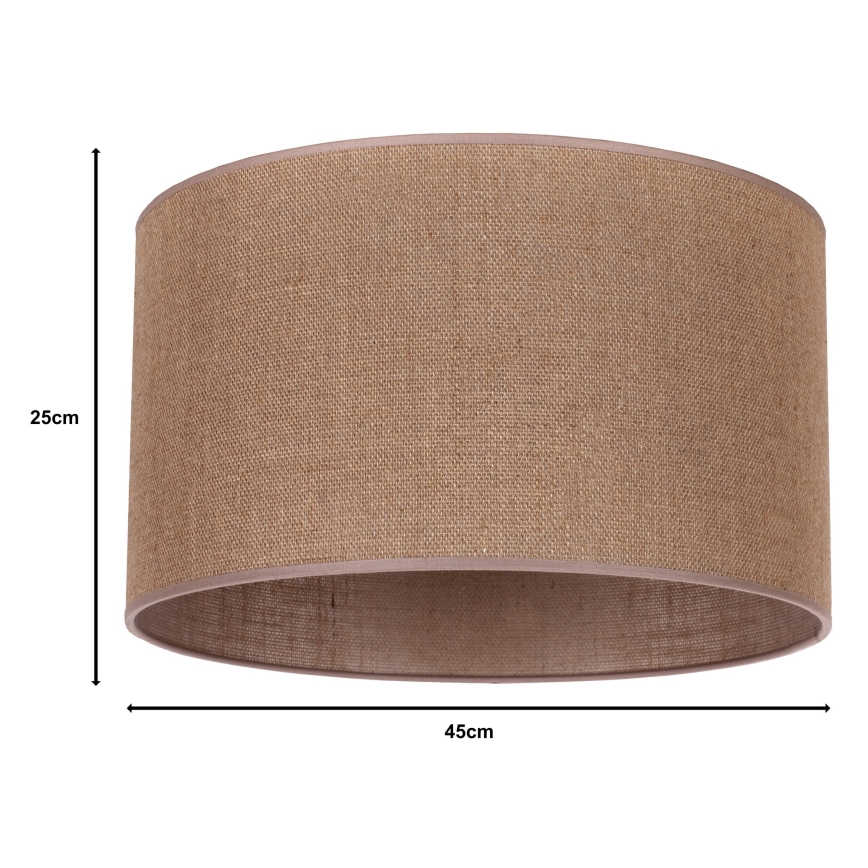 Duolla - Universāls abažūrs ROLLER E27 d. 50 cm brūna