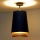 Duolla - Virsapmetuma lustra BELL SHINY 1xE27/15W/230V d. 25 cm zila/varš