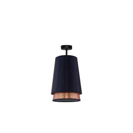 Duolla - Virsapmetuma lustra BELL SHINY 1xE27/15W/230V d. 25 cm zila/varš