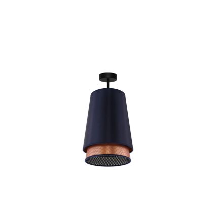 Duolla - Virsapmetuma lustra BELL SHINY 1xE27/15W/230V d. 25 cm zila/varš