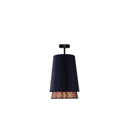 Duolla - Virsapmetuma lustra BELL SHINY 1xE27/15W/230V d. 25 cm zila/varš