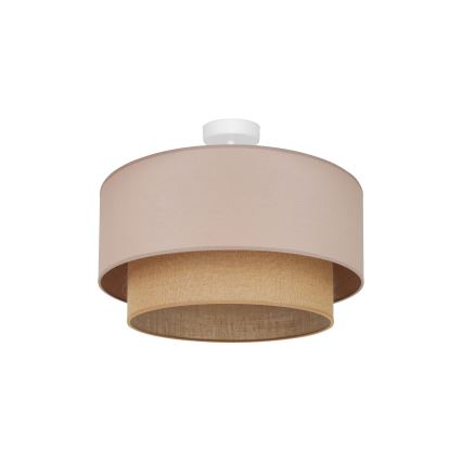 Duolla - Virsapmetuma lustra  BOHO 1xE27/15W/230V d. 45 cm bēša/brūna