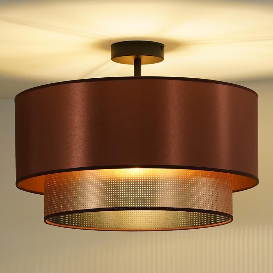 Duolla - Virsapmetuma lustra COPPER SHINY 1xE27/15W/230V d. 45 cm varš