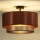 Duolla - Virsapmetuma lustra COPPER SHINY 1xE27/15W/230V d. 45 cm varš