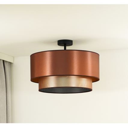 Duolla - Virsapmetuma lustra COPPER SHINY 1xE27/15W/230V d. 45 cm varš
