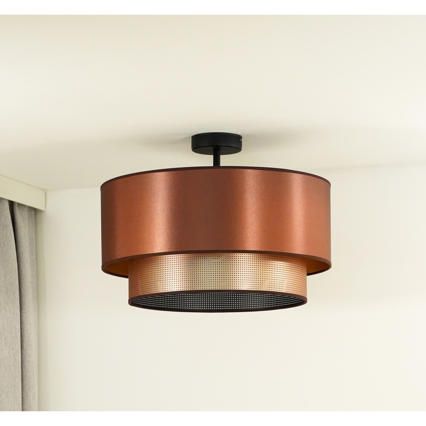 Duolla - Virsapmetuma lustra COPPER SHINY 1xE27/15W/230V d. 45 cm varš