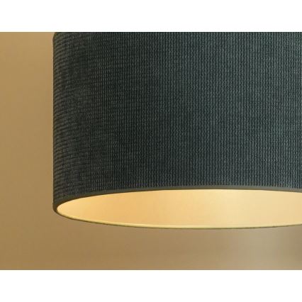 Duolla - Virsapmetuma lustra CORDUROY 1xE27/15W/230V d. 40 cm gaiši zila