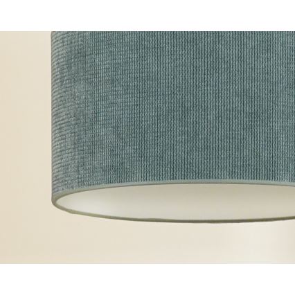 Duolla - Virsapmetuma lustra CORDUROY 1xE27/15W/230V d. 40 cm gaiši zila