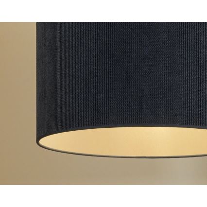 Duolla - Virsapmetuma lustra CORDUROY 1xE27/15W/230V d. 40 cm tumši zila