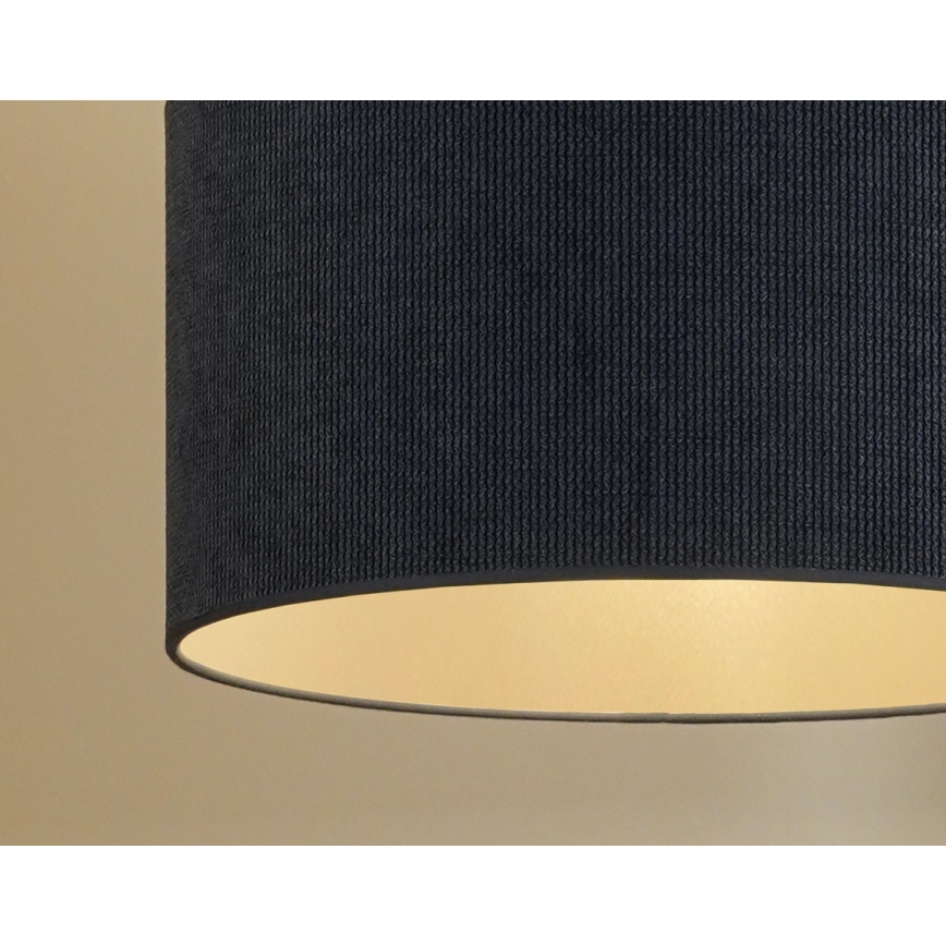 Duolla - Virsapmetuma lustra CORDUROY 1xE27/15W/230V d. 40 cm tumši zila
