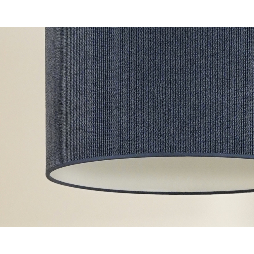Duolla - Virsapmetuma lustra CORDUROY 1xE27/15W/230V d. 40 cm tumši zila