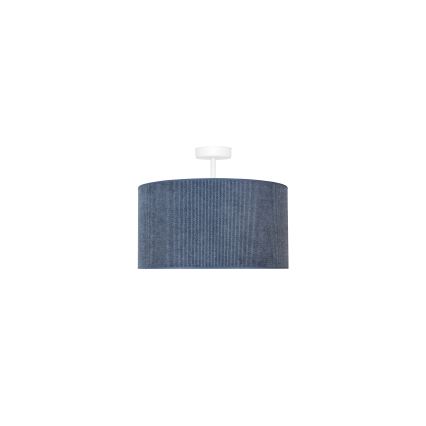 Duolla - Virsapmetuma lustra CORDUROY 1xE27/15W/230V d. 40 cm tumši zila
