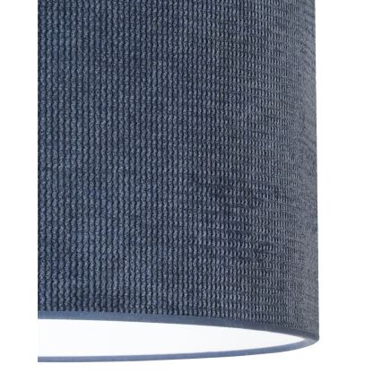 Duolla - Virsapmetuma lustra CORDUROY 1xE27/15W/230V d. 40 cm tumši zila
