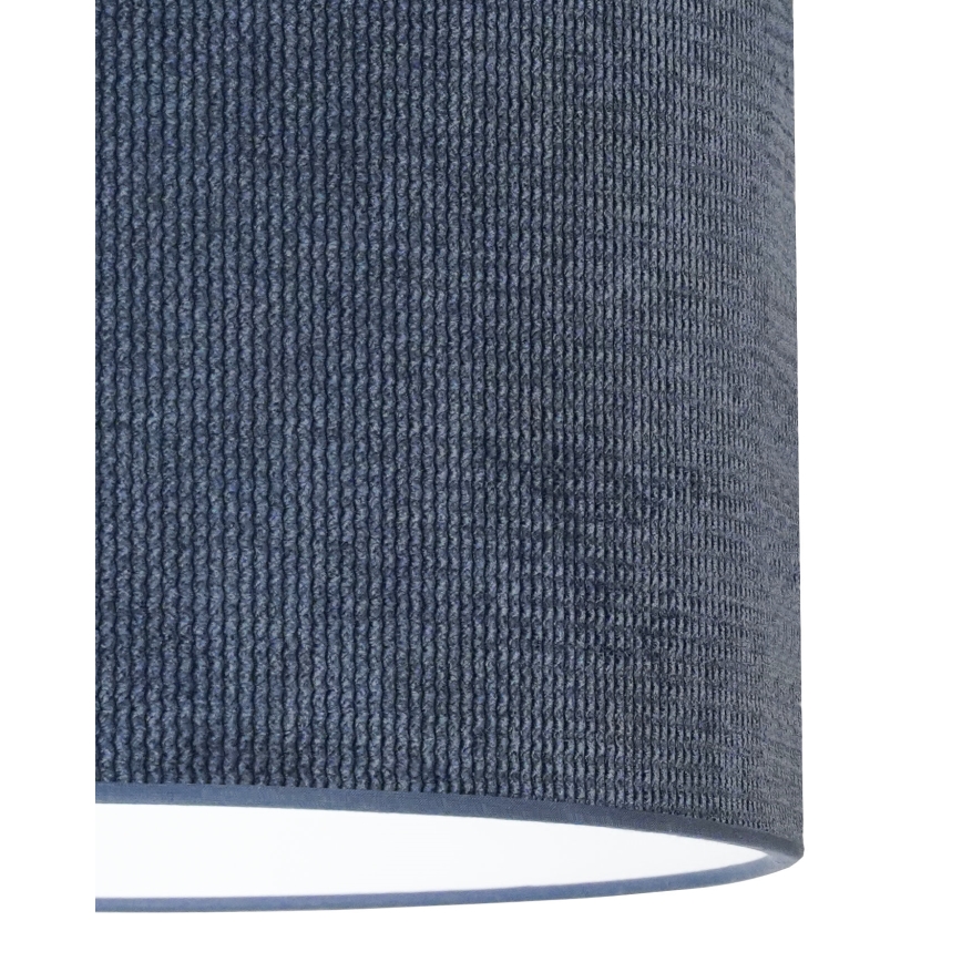 Duolla - Virsapmetuma lustra CORDUROY 1xE27/15W/230V d. 40 cm tumši zila