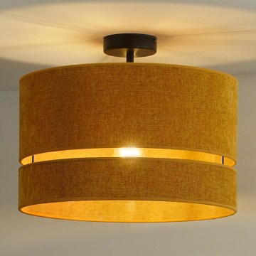 Duolla - Virsapmetuma lustra DOUBLE 1xE27/15W/230V d. 40 cm oranža