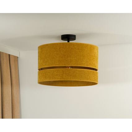 Duolla - Virsapmetuma lustra DOUBLE 1xE27/15W/230V d. 40 cm oranža