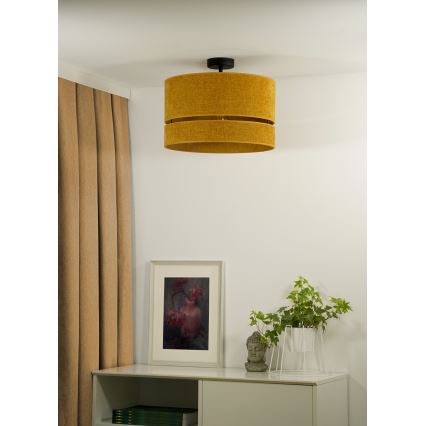 Duolla - Virsapmetuma lustra DOUBLE 1xE27/15W/230V d. 40 cm oranža