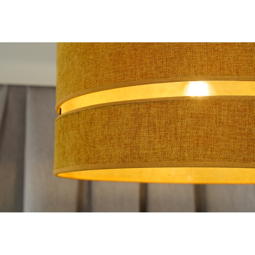 Duolla - Virsapmetuma lustra DOUBLE 1xE27/15W/230V d. 40 cm oranža