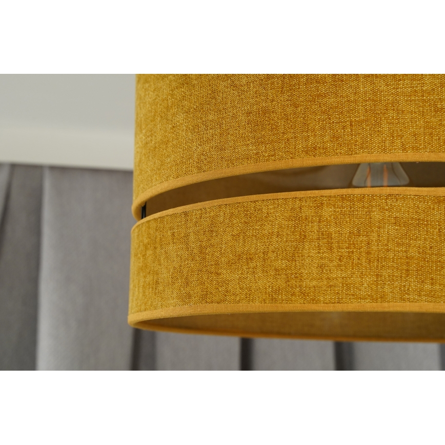 Duolla - Virsapmetuma lustra DOUBLE 1xE27/15W/230V d. 40 cm oranža