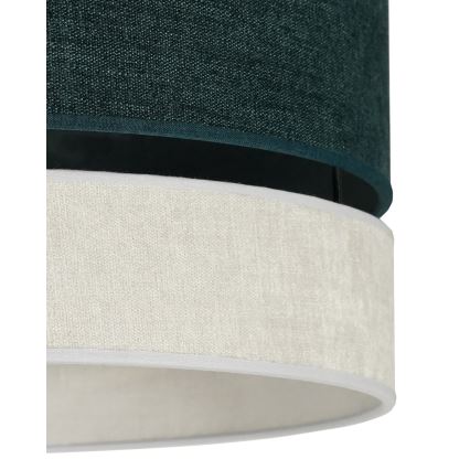 Duolla - Virsapmetuma lustra DOUBLE 1xE27/15W/230V d. 40 cm zaļa/pelēka