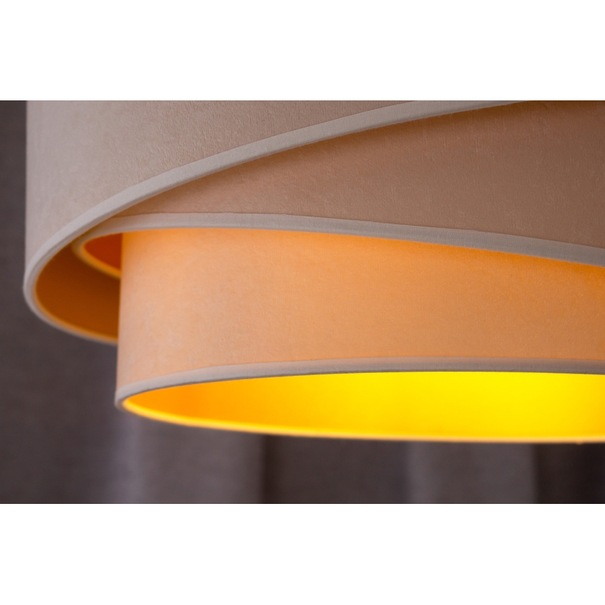 Duolla - Virsapmetuma lustra KOBO 1xE27/15W/230V d. 45 cm krēmkrāsa