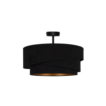 Duolla - Virsapmetuma lustra KOBO 1xE27/15W/230V d. 45 cm melna