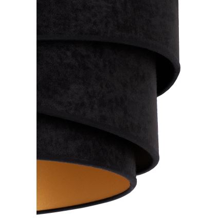 Duolla - Virsapmetuma lustra KOBO 1xE27/15W/230V d. 45 cm melna
