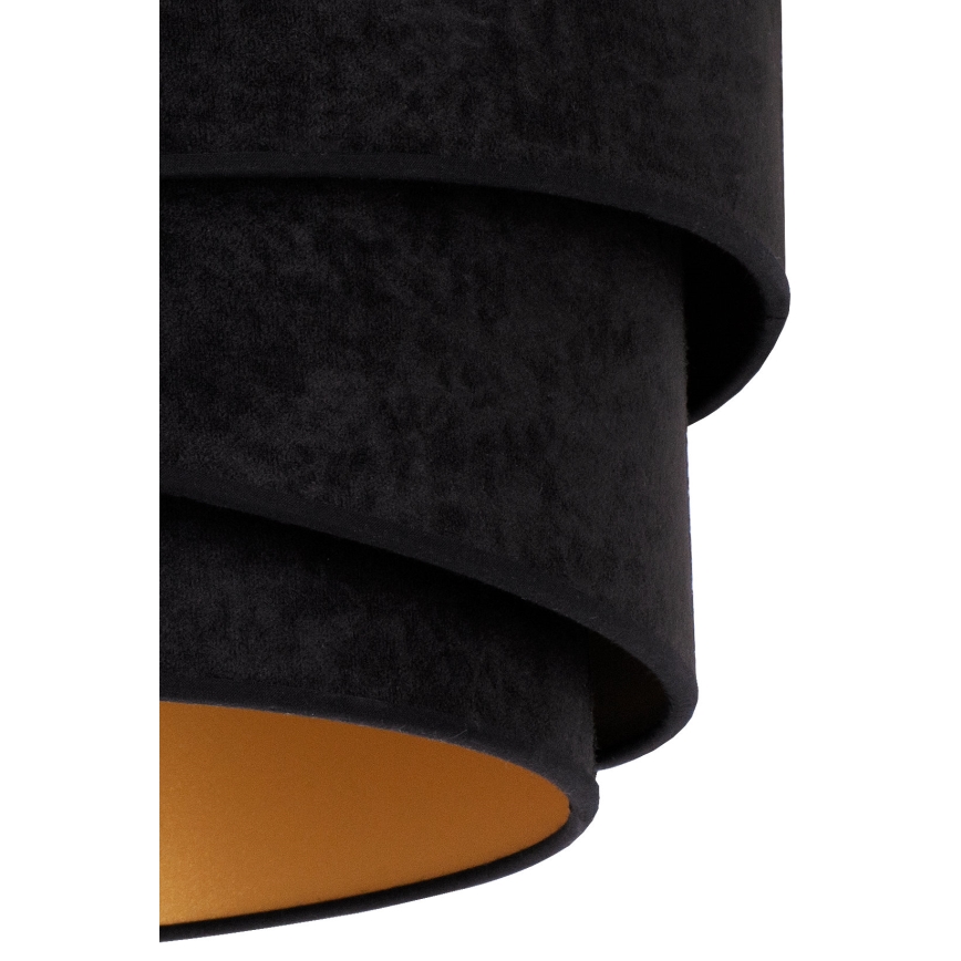Duolla - Virsapmetuma lustra KOBO 1xE27/15W/230V d. 45 cm melna
