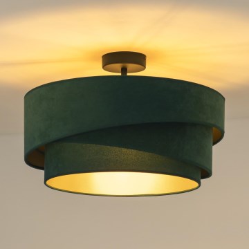 Duolla - Virsapmetuma lustra KOBO 1xE27/15W/230V d. 45 cm zaļa