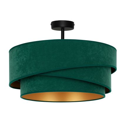 Duolla - Virsapmetuma lustra KOBO 1xE27/15W/230V d. 45 cm zaļa