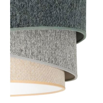 Duolla - Virsapmetuma lustra KOBO ECO RECYCLING 1xE27/15W/230V d. 45 cm zaļa/pelēka/krēmkrāsa
