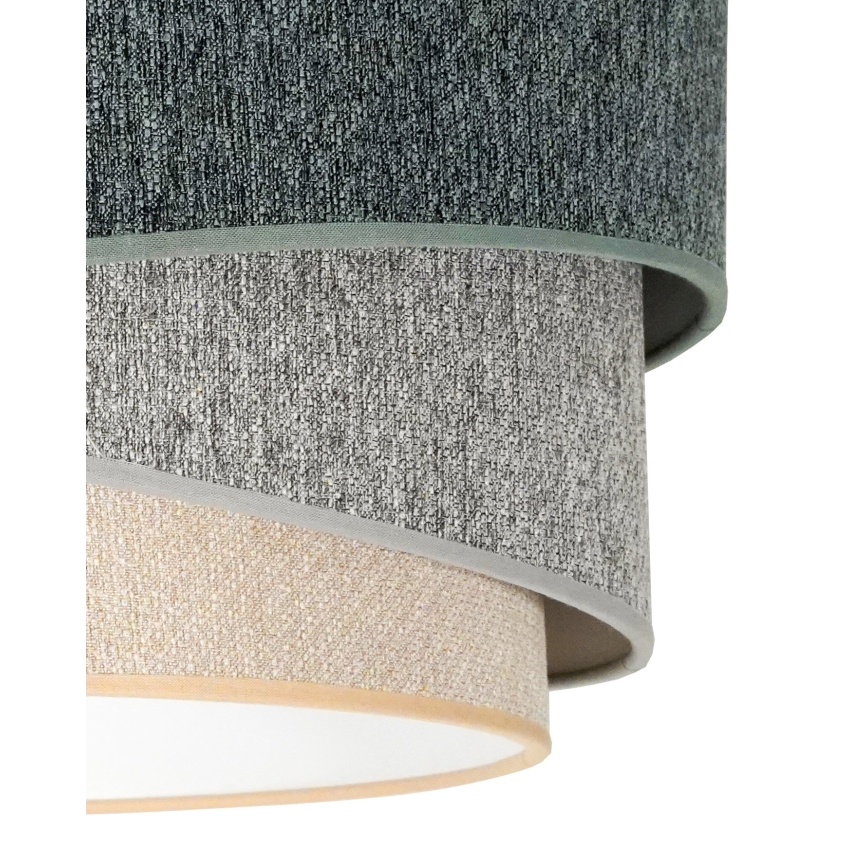 Duolla - Virsapmetuma lustra KOBO ECO RECYCLING 1xE27/15W/230V d. 45 cm zaļa/pelēka/krēmkrāsa