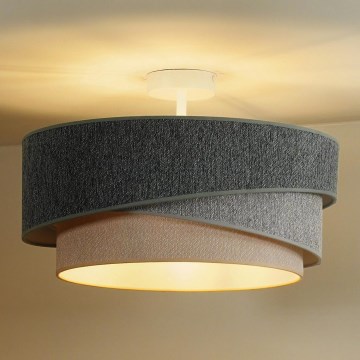 Duolla - Virsapmetuma lustra KOBO ECO RECYCLING 1xE27/15W/230V d. 45 cm zaļa/pelēka/krēmkrāsa